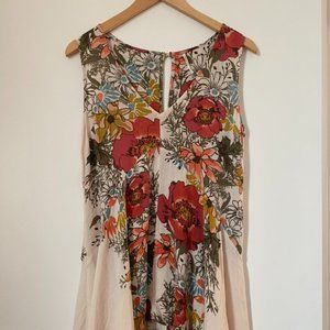 Free People Floral Tunic, Size S
